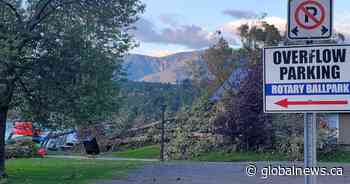 Strong storm brings down trees, cuts power in District of Invermere