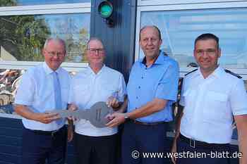 Schlüssel übergeben: Feuerwehrgerätehaus Dalhausen eröffnet