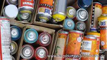 Graffitisprayer auf frischer Tat ertappt