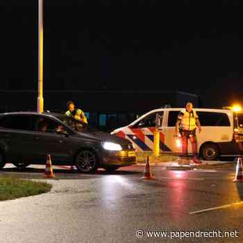 Nachtelijke politiecontrole op Burgemeester Keijzerweg