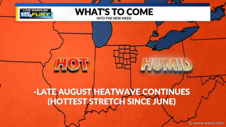 High heat and humidity returns this week