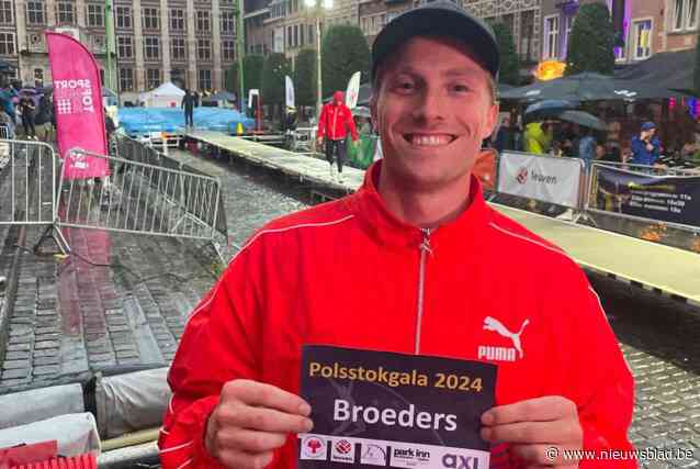 Net niet voor Ben Broeders en Elien Vekemans, lokale helden moeten op Leuvens polsstokgala vrede nemen met tweede plaats: “Ondanks de vele regen mogen we spreken van de beste editie ooit”