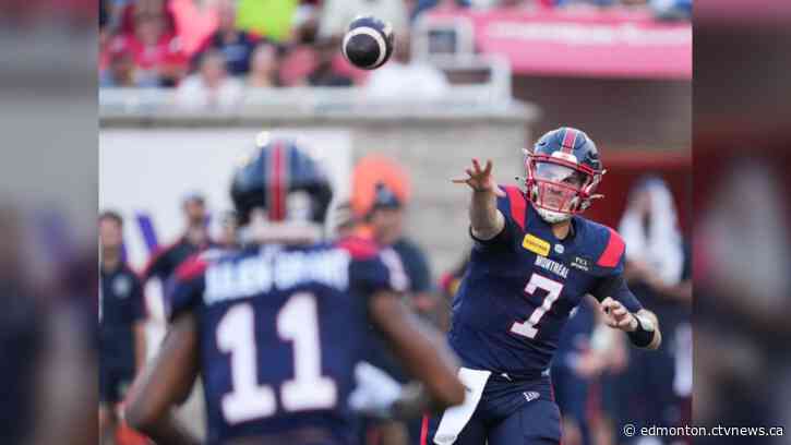 Cody Fajardo starts at QB as league-leading Alouettes host surging Elks