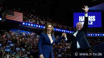 Gelder im US-Wahlkampf: Harris sammelt 540 Millionen Dollar an Spenden in einem Monat
