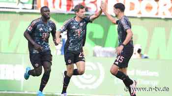 Drei Punkte zum Kompany-Debüt: Verschlafene 15 Minuten stören FC Bayern in Wolfsburg nicht