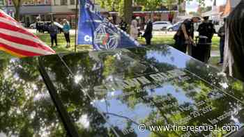 Pa. officials unveil memorial for fire police officer killed in 2023