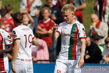 Jeppe Erenbjerg scoort voor Zulte Waregem, maar kampt na gelijkspel in Deinze toch met dubbel gevoel: “We hebben die eerste overwinning nodig”