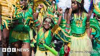 Children's joy at Notting Hill Carnival parade