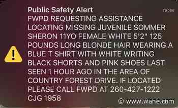 FWPD: 11-year-old girl found