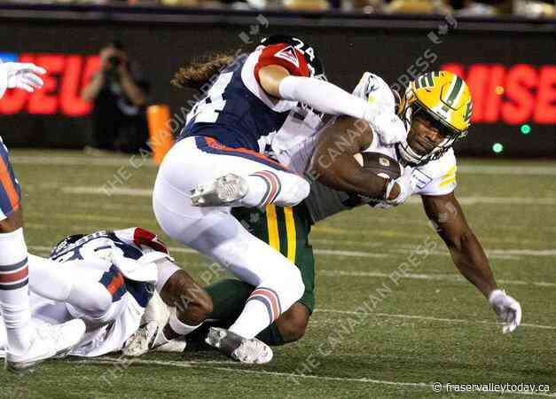 Spieker, Fajardo lead Alouettes to 21-17 comeback over Elks