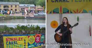 Thousands brave rain to turn out at town's annual canal festival