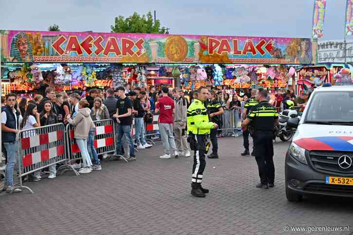 Aanhouding op kermis na achtervolging groep jongeren