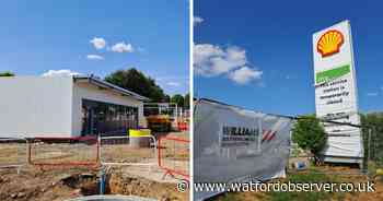 Latest look at Shell petrol station rebuild after work finally starts
