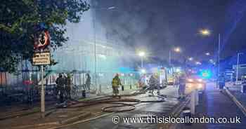 Huge fire in building with 'number of safety issues' as 100 evacuated