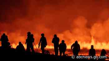 An Iceland volcano erupts again