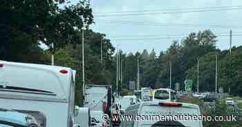 Heavy delays as A31 blocked by crash