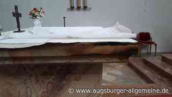 Empörung nach Feuer in der Wallfahrtskirche Dorschhausen