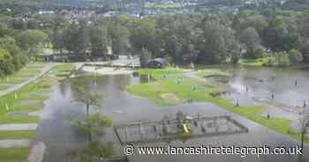 Footage shows Lake District campsite underwater after flooding