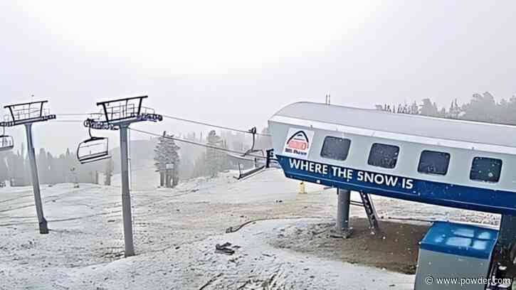 California Ski Resorts See First Snow of the Season