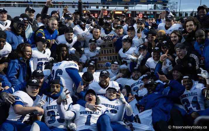 Defending champion Montreal Carabins top first U Sports football rankings of season