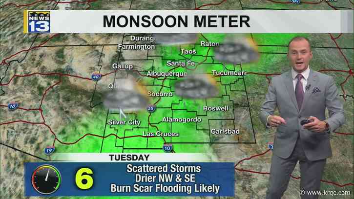 Monsoon brings daily storm chances this week