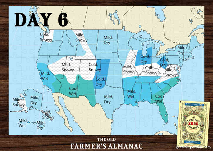 The Old Farmer's Almanac Reveals Complete Winter 2024-2025 Forecast