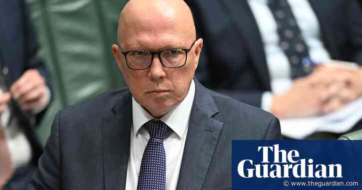More Australians agree with Dutton’s visa pause for Gazans than oppose it, Guardian Essential poll shows