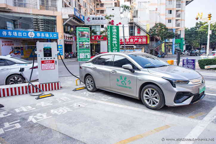 1277 E-Autos stabilisieren Stromnetz in Jiangsu, China