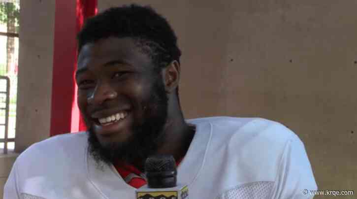 Randolph Kpai got a chance to get back in the game at New Mexico