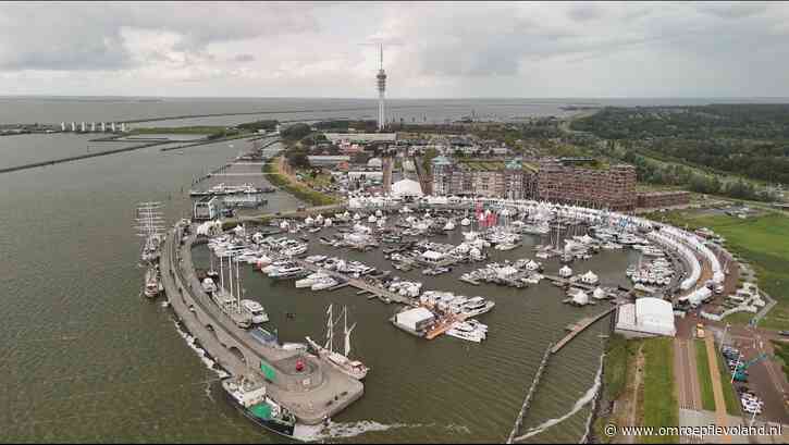 Lelystad - Voorbereidingen Hiswa te Water in Bataviahaven in volle gang