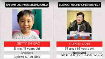 Amber Alert: Child missing from Montreal's South Shore