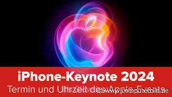 iPhone-Keynote 2024: Termin und Uhrzeit des Apple-Events