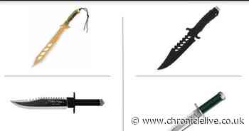 Northumbria Police ask public to hand over zombie knives and machetes ahead of September ban