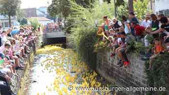 Bad Wörishofen ist bereit für das große Entenrennen auf dem Wörthbach