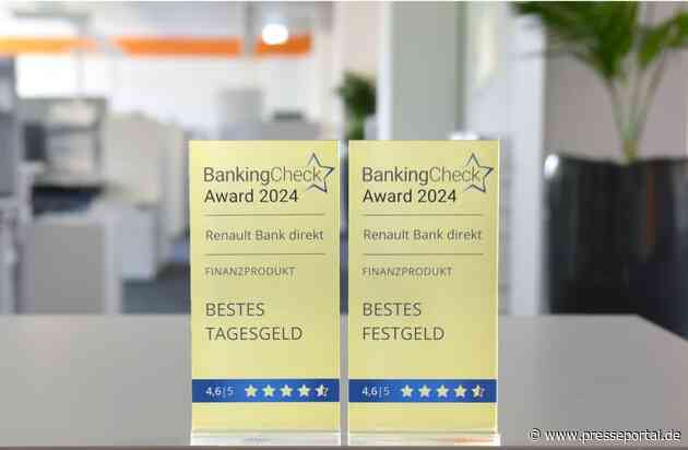Renault Bank direkt bei Tagesgeld und Festgeld an der Spitze