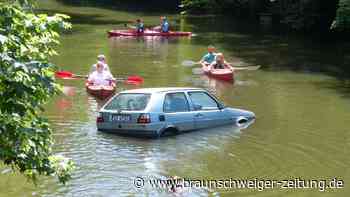 Lichtparcours Braunschweig: Wo ist der versunkene Golf geblieben?