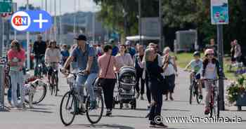 Radfahrverbot an der Kiellinie: Schrittgeschwindigkeit wird oft missachtet