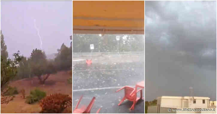 Nubifragio a Roma, fulmini e cielo nero sulla Capitale: i video girati dai cittadini