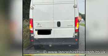 Van driver reversed along hard shoulder of M55 after missing exit
