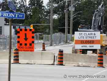Stalled road work resumes in Point Edward