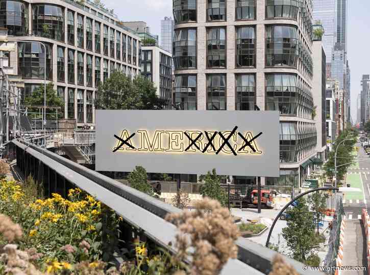 High Line Art Relaunches Its 18th Street Billboard Commission with a Glenn Ligon Work