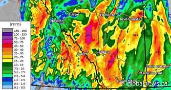 Special weather statements issued for southern and central Alberta with heavy rain, wind expected