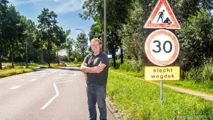 Tijdelijke drempels verdwijnen aan Goudse Houtsingel, betrokkenen maken zich zorgen: 'Straks wordt het weer een racebaan'