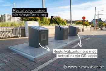 Vijf ondergrondse afvalcontainers kregen eenvoudiger betaalsysteem