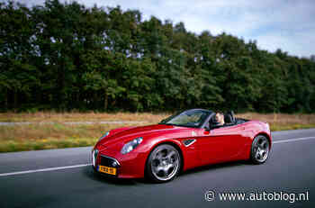 Gespot – Een schitterende Alfa 8C Spider op de A1