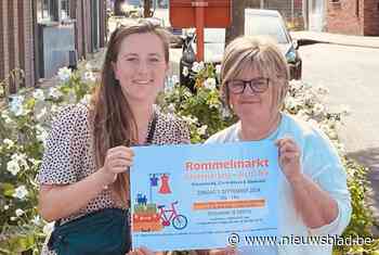 Nancy en Carmen organiseren rommelmarkt