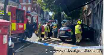 Person treated at the scene after car crashes into Blackheath nail bar