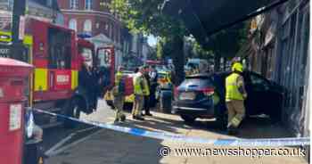 Person treated at the scene after car crashes into Blackheath nail bar
