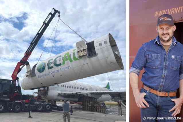 “Cockpit gaat naar speciale eenheden”: fameuze groen-witte Boeing van failliete maatschappij na acht jaar eindelijk ontmanteld op Brussels Airport