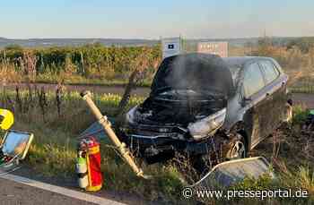 POL-PDNW: Sekundenschlaf führt zu Unfall